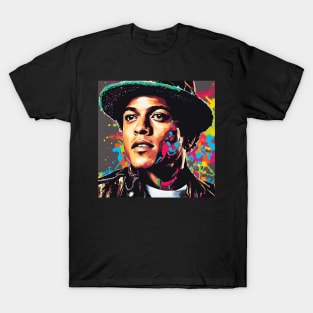 Bruno mars inspired paint art paint splash T-Shirt